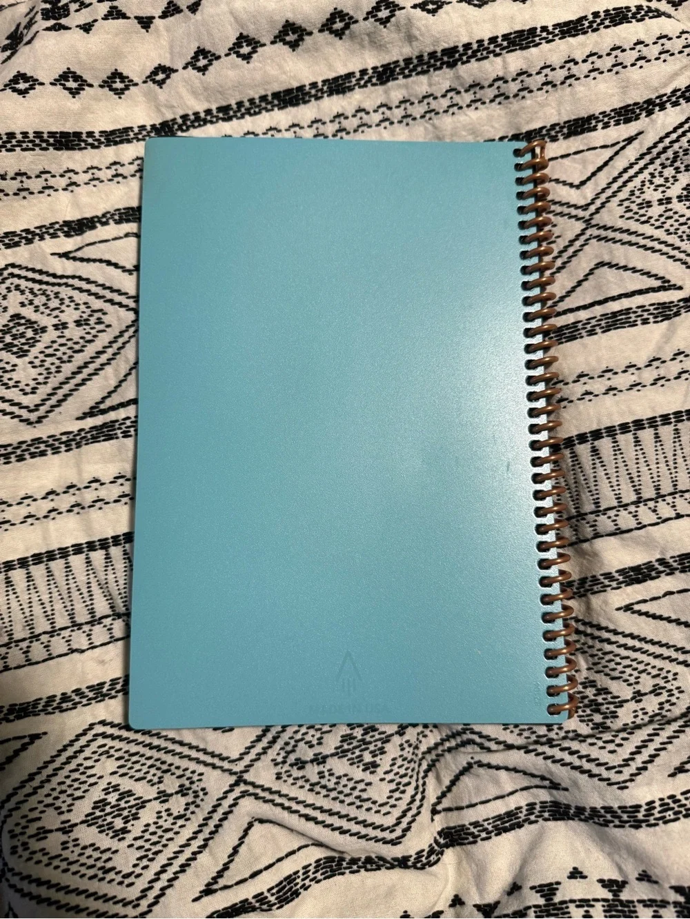 Rocketbook Fusion Reusable Notebook — Aqua Blue